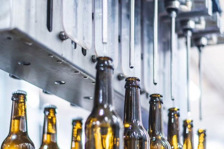 Craft beer bottling and packaging