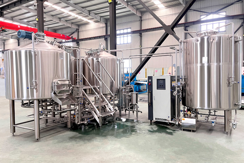 1000L turnkey brewery equipment shipped to France