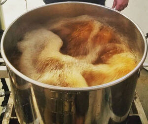 Boiling of wort