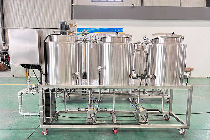 100L brewing equipment has been sent to Belgium