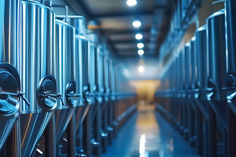 Stainless steel beer fermentation tank